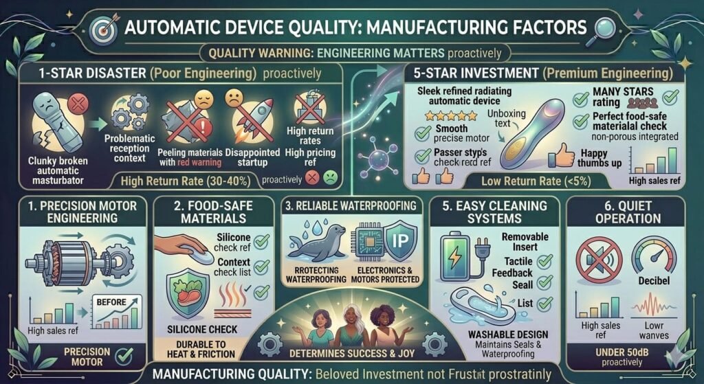 Automatic Masturbator Manufacturing Quality Factors automatic masturbator manufacturing quality