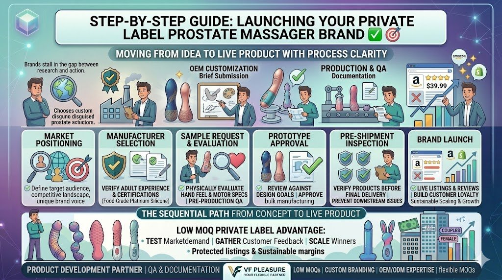 How to Launch and Scale Your Private Label Prostate Massager Brand launch scale private label prostate massager brand step by step