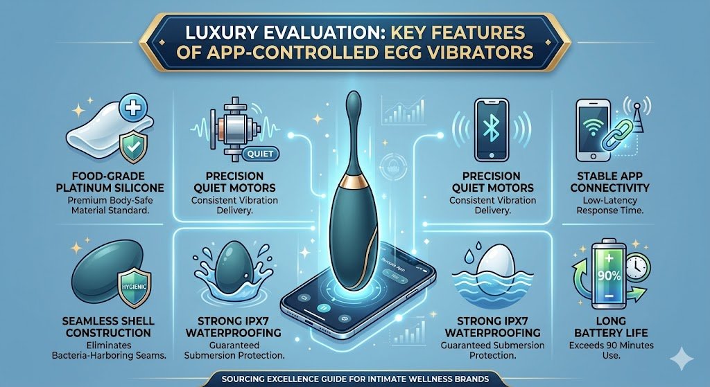 Luxury Features App-Controlled Egg Vibrators luxury features app controlled egg vibrators sourcing