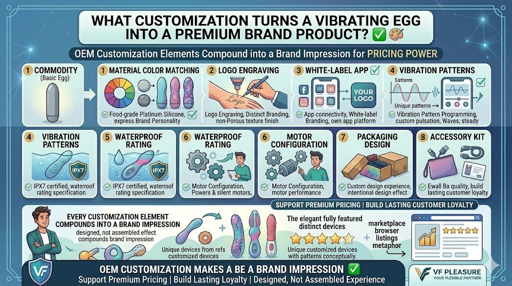 Customization Options OEM App-Controlled Egg Vibrators Premium Brand OEM app-controlled egg vibrator customization options premium brand