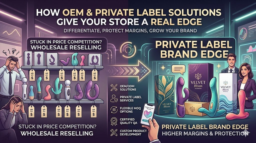 How OEM and Private Label Solutions Give Your Store a Real Edge OEM private label adult novelty products store competitive edge