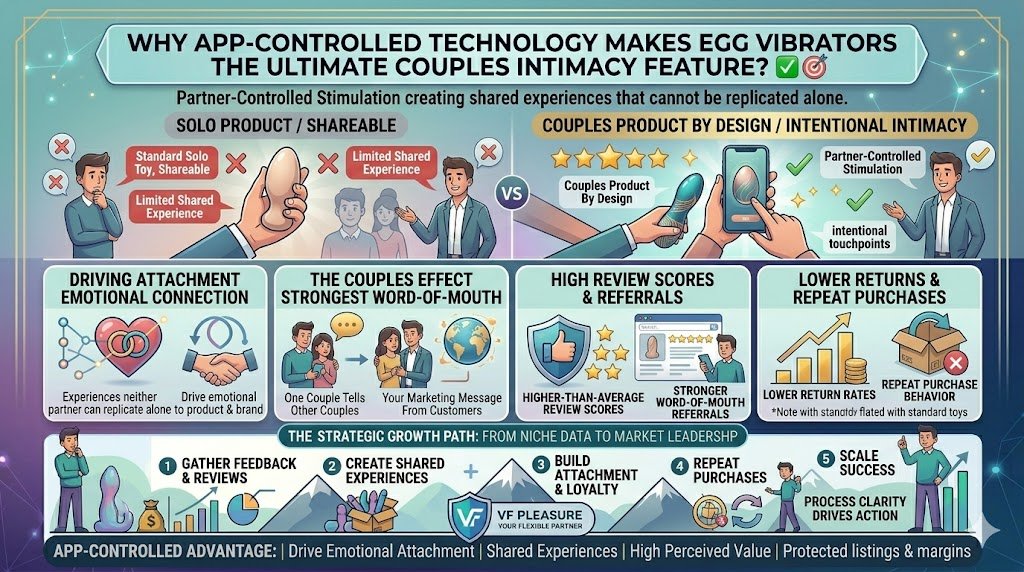 App-Controlled Technology Couples Intimacy Features Egg Vibrators app-controlled egg vibrator couples intimacy technology features