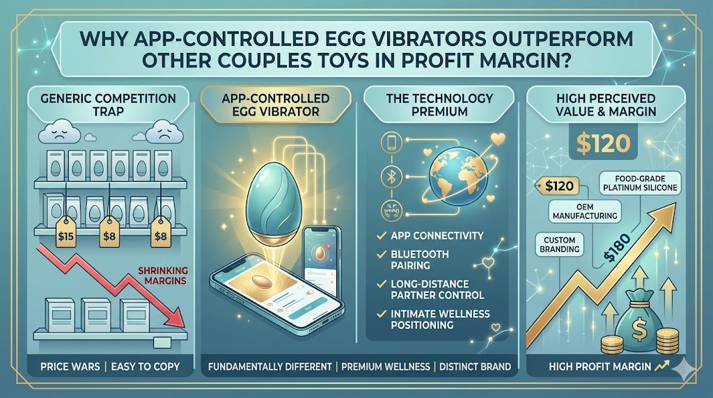App-Controlled Egg Vibrators Profit Margin vs Standard Couples Toys app-controlled egg vibrators profit margin comparison couples toys