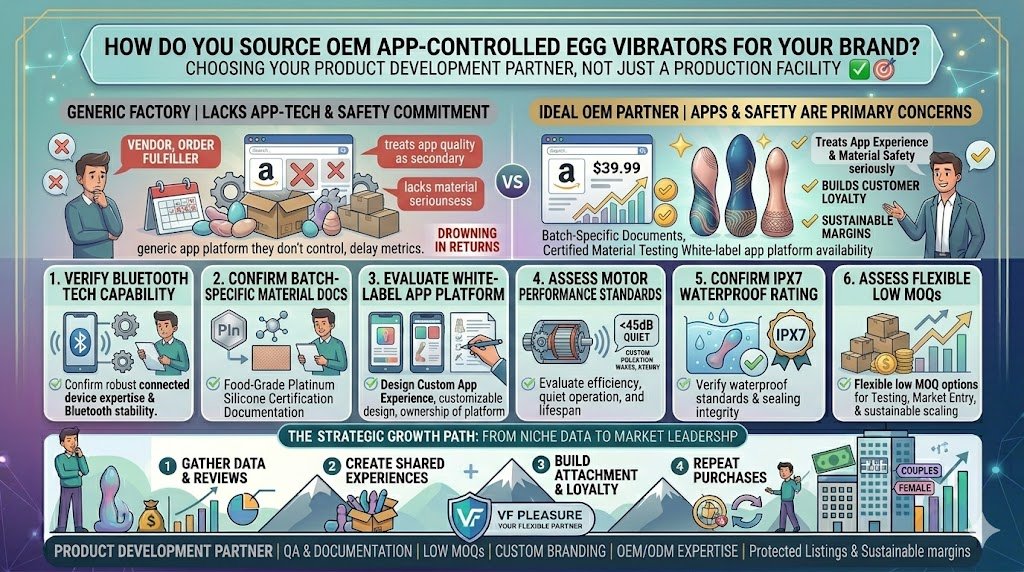 How to Source OEM App-Controlled Egg Vibrators for Your Brand sourcing OEM app-controlled egg vibrators manufacturer guide