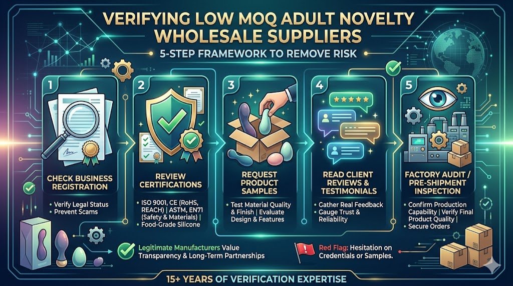 How to Verify a Low MOQ Adult Novelty Wholesale Supplier Before Ordering verify low MOQ adult novelty wholesale supplier before ordering