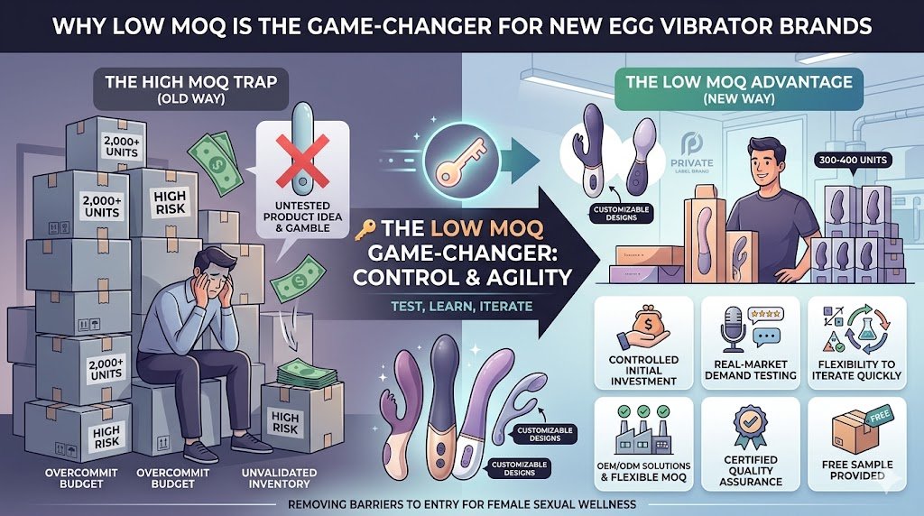 Why Low MOQ Is the Game-Changer for New Egg Vibrator Brands why low MOQ changes everything for egg vibrator brand launch