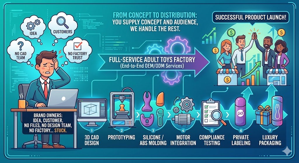 From Concept to Shelf: What Does an Adult Toys Custom Manufacturer Actually Do?