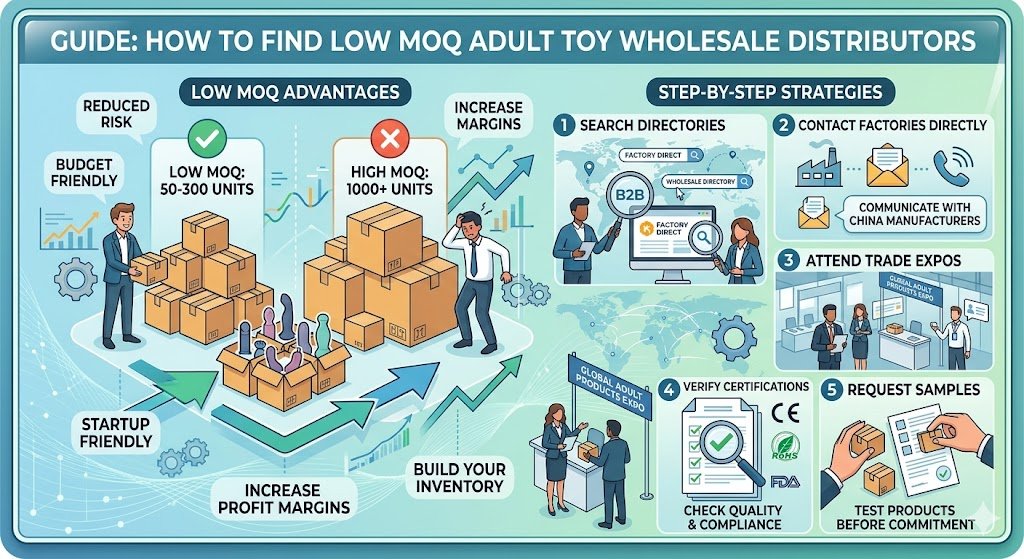 How to Find Low MOQ Adult Toy Wholesale Distributors?