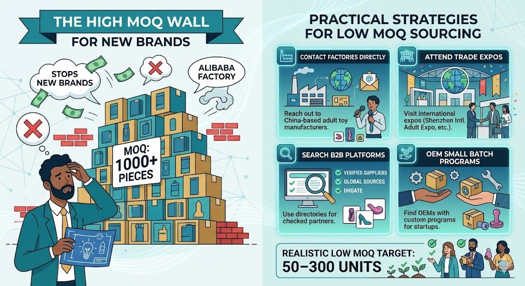 How to Find Low MOQ Adult Toy Wholesale Distributors — Complete Guide How to find low MOQ adult toy wholesale distributors for Shopify and subscription box brands