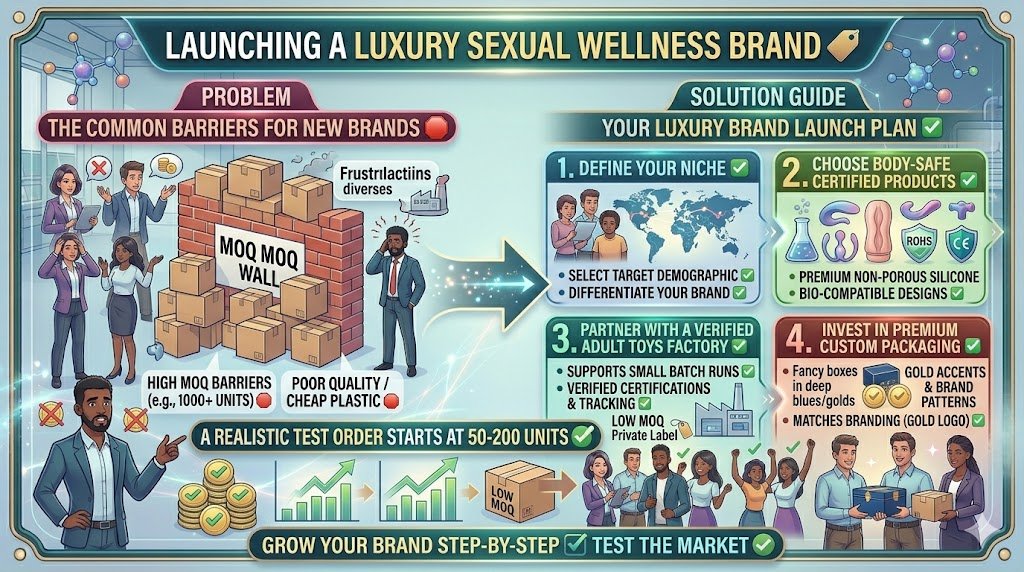 How to Launch a Luxury Sexual Wellness Brand with Low MOQ Private Label Sourcing?