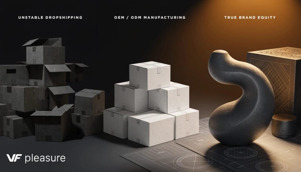What Adult Toy Business Model Actually Survives in 2026? Dropshipping vs White Label vs OEM Private Label Three adult toy business models 2026 dropshipping white label OEM private label comparison survival guide