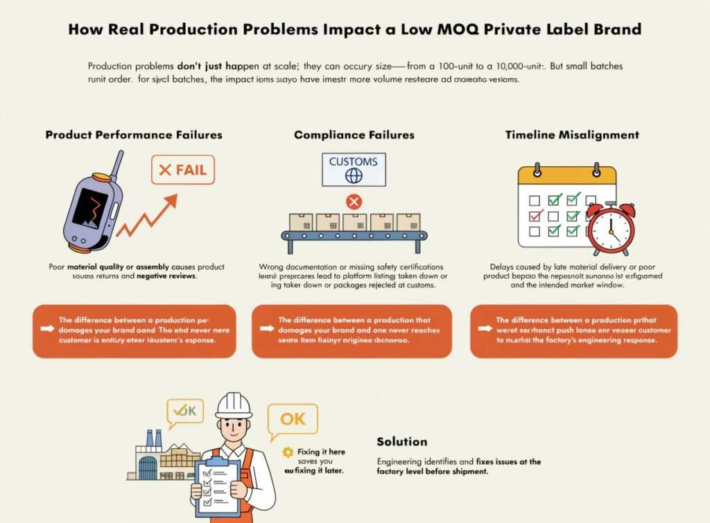 How Real Production Problems Affect Low MOQ Private Label Adult Toy Brands — Factory Engineering Prevention Guide Real production problems low MOQ private label adult toy brand returns compliance timeline factory engineering prevention