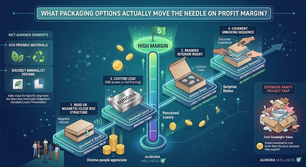 What Packaging Options Actually Move the Needle on Adult Toy Profit Margin? Packaging options profit margin rigid box magnetic close logo printing branded insert unboxing sequence adult toy