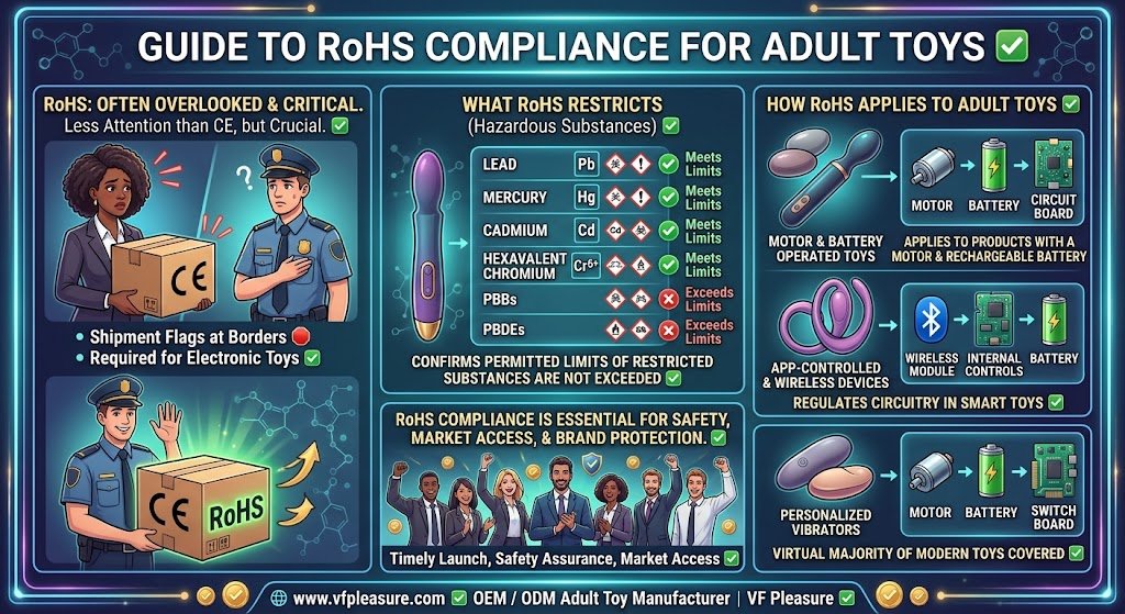 What Is RoHS Compliance and How Does It Apply to Adult Toys? RoHS compliance adult toys hazardous substances restriction electronic components motor battery circuit board