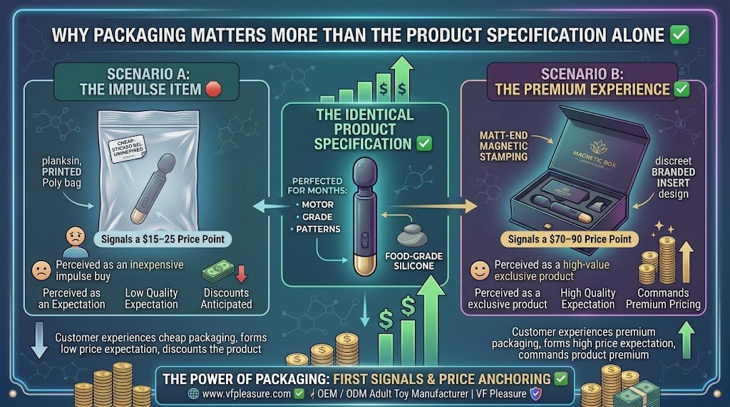 Why Packaging Matters More Than the Product Itself in Adult Toys Why packaging matters more than product specification adult toy first impression price anchor luxury box
