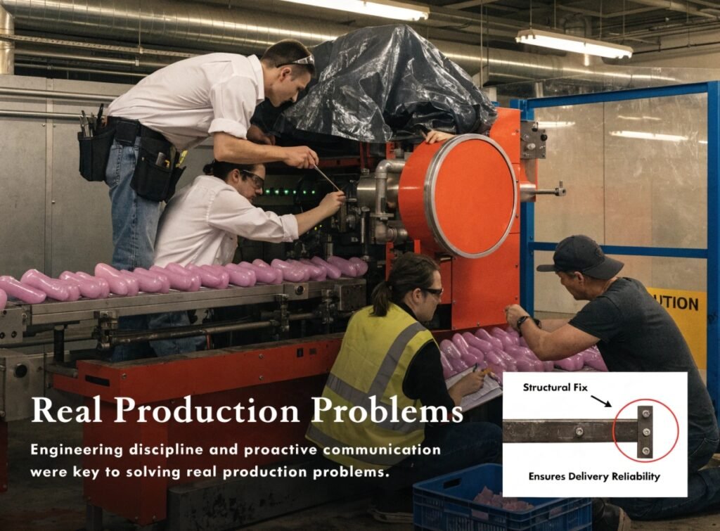 What Real Production Problems Tell You About Adult Toy Factory Reliability — Engineering Discipline Communication Fix Adult toy factory real production problems engineering discipline proactive communication structural fix delivery reliability
