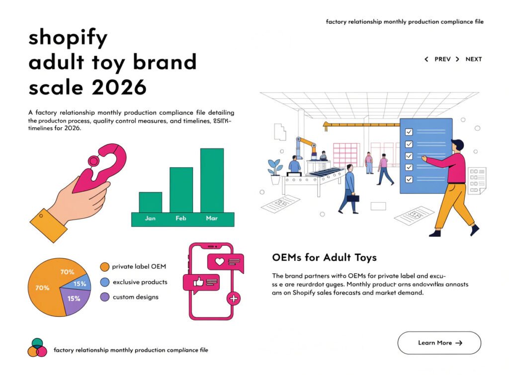 How to Build a Shopify Adult Toy Brand That Scales in 2026 — Factory Relationship Production Compliance Private Label OEM Guide Build Shopify adult toy brand scale 2026 factory relationship monthly production compliance file private label OEM exclusive products