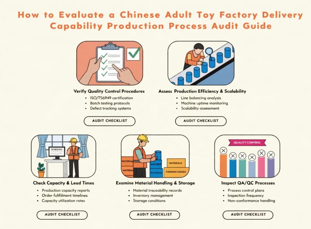 How to Evaluate a Chinese Adult Toy Factory's Delivery Capability — Production Process Audit Guide How to evaluate a Chinese adult toy factory delivery capability production process audit guide