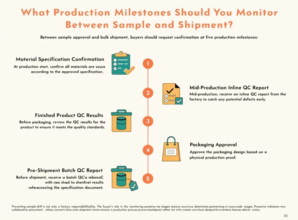 Production Milestones to Monitor Between Sample Approval and Adult Toy Bulk Shipment Production milestones sample to bulk adult toy manufacturing material mid-production finished product packaging shipment QC