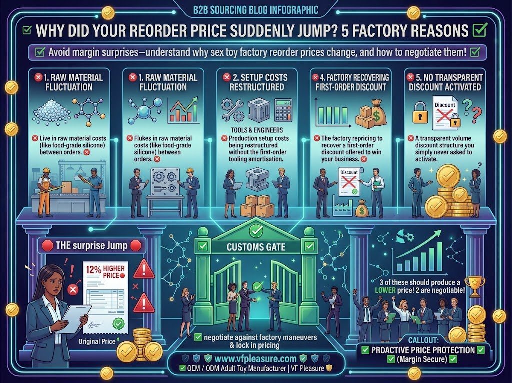 Why Your Second Sex Toy Factory Purchase Price Changes — And How to Negotiate It Why sex toy factory reorder price changes first order comparison negotiation adult toy sourcing