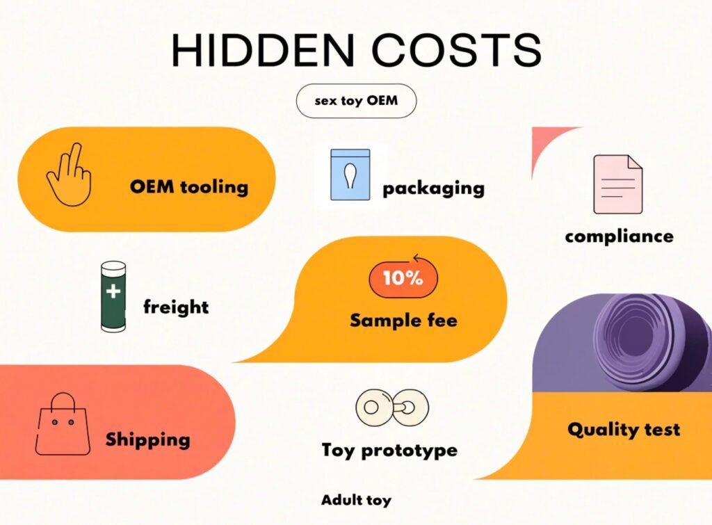 Hidden Costs in Your Sex Toy Factory Quote — What's Not Included in the Price Hidden costs sex toy factory quote adult toy OEM tooling packaging compliance freight sample fees