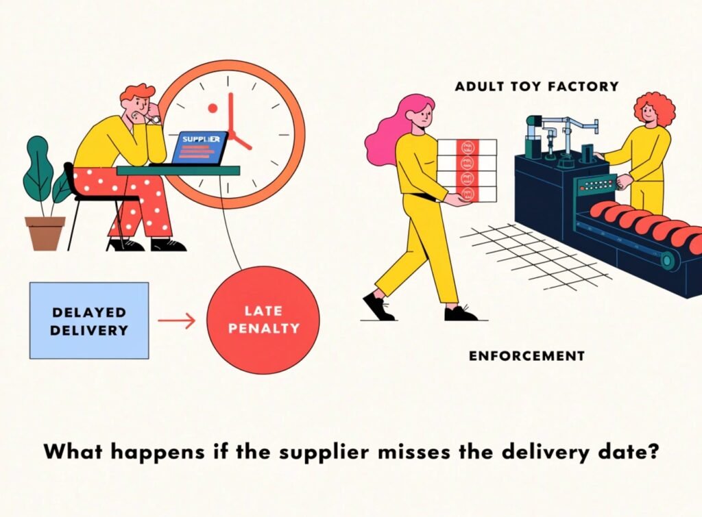 What Happens If Your Supplier Misses the Delivery Date — Setting Penalty Clauses That Work What happens if sex toy supplier misses delivery date penalty clause adult toy factory enforcement